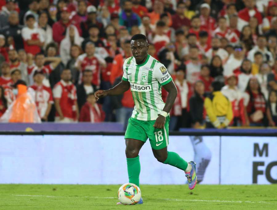 Marino Hinestroza, con Atlético Nacional