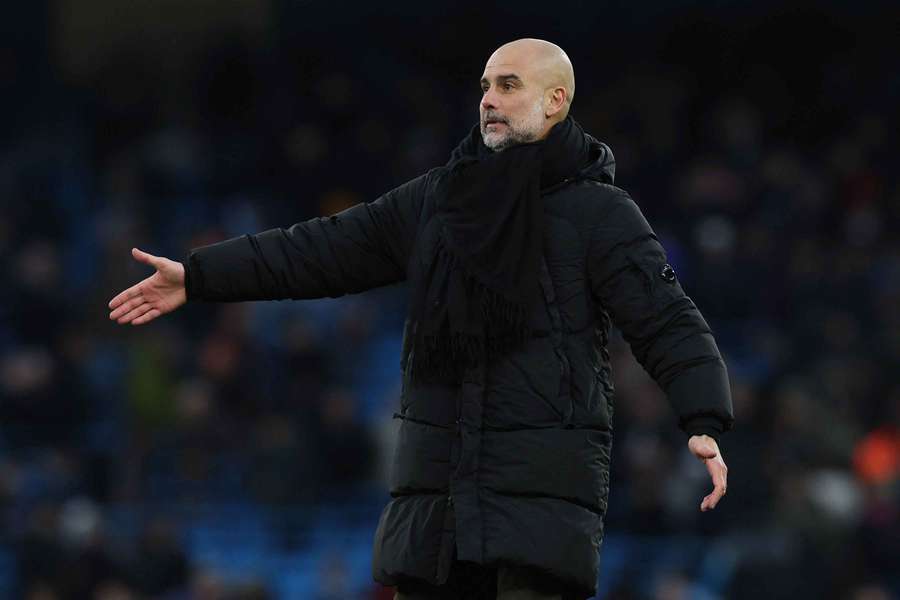 Manchester City manager Pep Guardiola