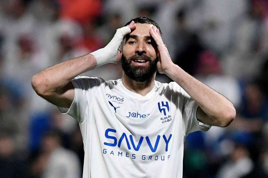 Former Al-Hilal striker Karim Benzema. Former Al-Hilal striker Karim Benzema.