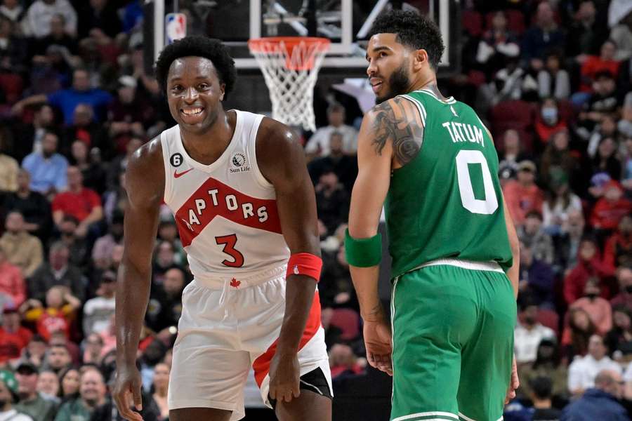 O britânico OG Anunoby é um dos oito jogadores não-estadunidenses do Toronto Raptors