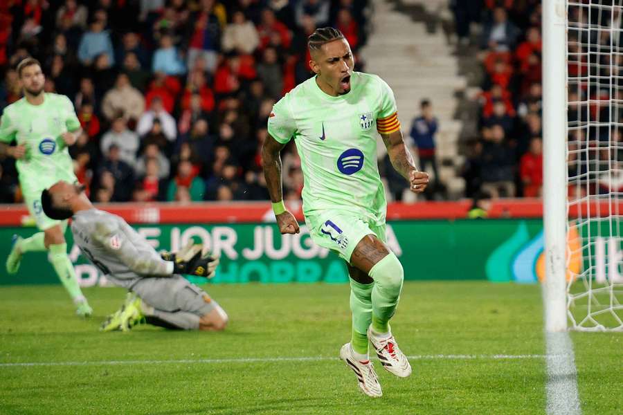 Raphinha has been in sensational form for Barcelona this season