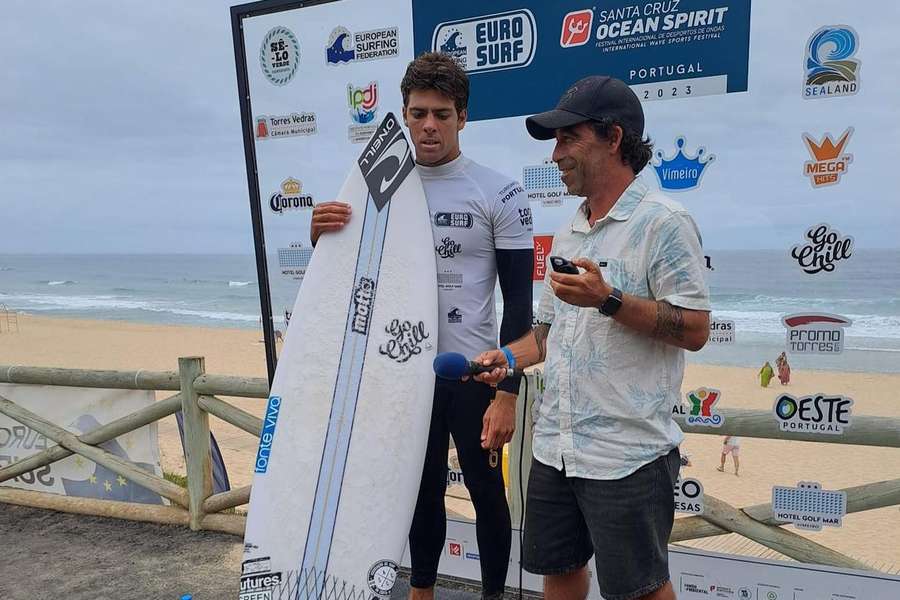 Guilherme Ribeiro sagrou-se campeão da Europa em Santa Cruz