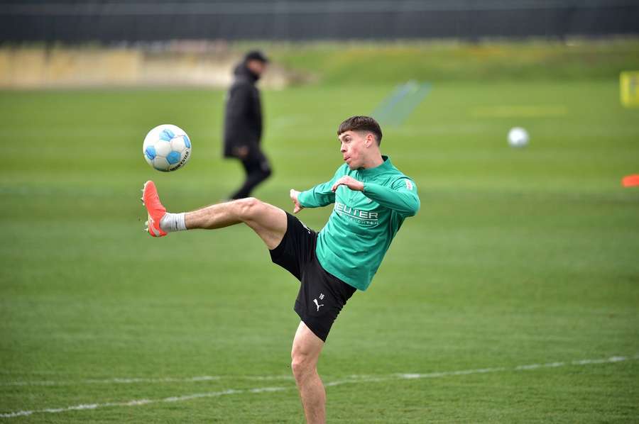Sander im Gladbach-Training Sander im Gladbach-Training
