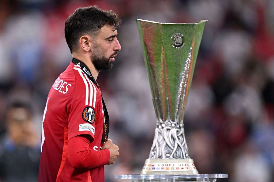 Bruno Fernandes não conseguiu conquistar a Liga Europa