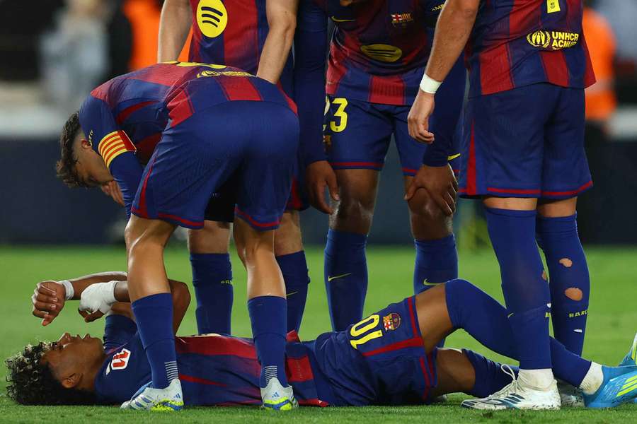 Yamal zápas pre zranenie nedohral.