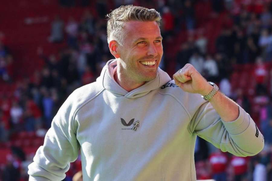 Rob Edwards, treinador do Middlesbrough Rob Edwards, treinador do Middlesbrough