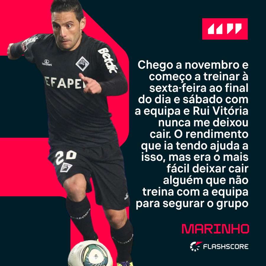 Marinho em conversa com o Flashscore Marinho em conversa com o Flashscore
