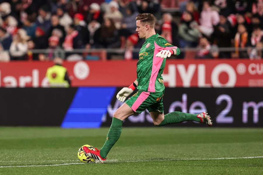 Německý brankář Marc-André ter Stegen začal v Gironě remízou.
