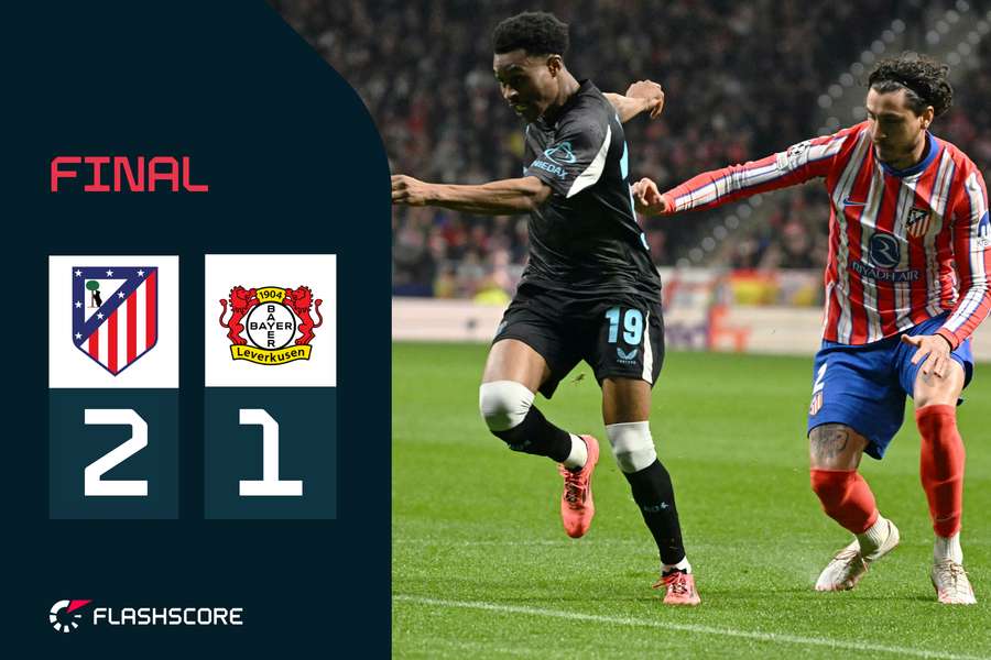 Atlético de Madrid y Bayer Leverkusen se miden en el Metropolitano
