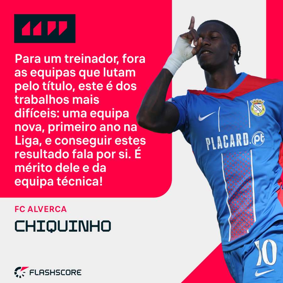 Chiquinho deixa elogios a Custódio Castro
