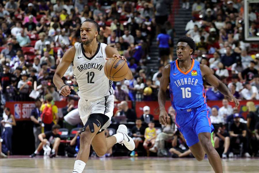 Tosan Evbuomwan en su etapa con los Nets