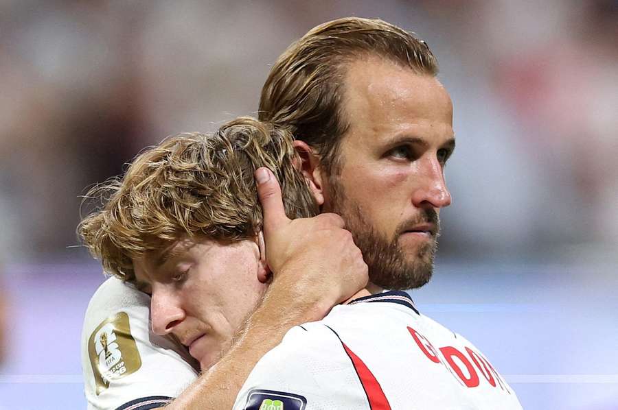 England's Harry Kane and Anthony Gordon look dejected after the match as England are eliminated from the World Cup England's Harry Kane and Anthony Gordon look dejected after the match as England are eliminated from the World Cup