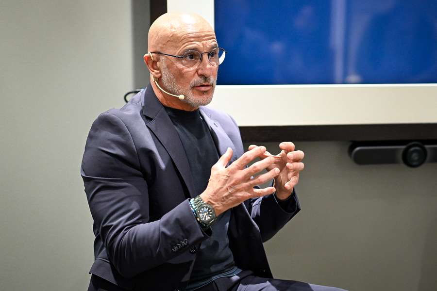 De la Fuente, durante una charla