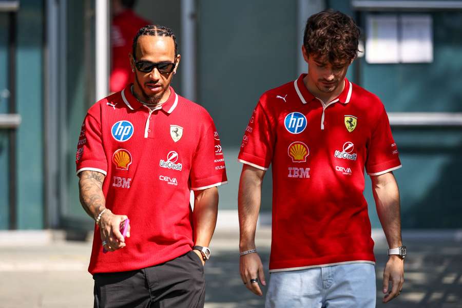 Hamilton et Leclerc ce jeudi.