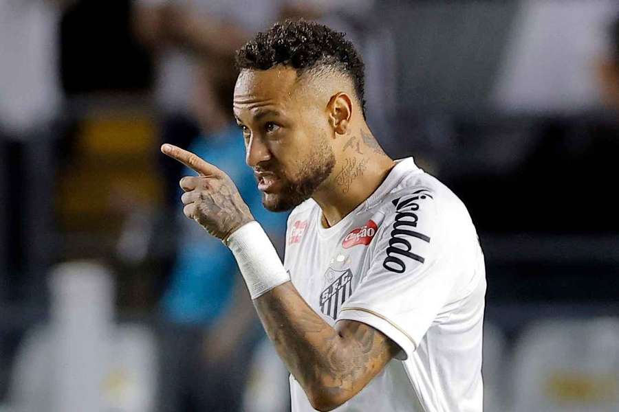 Neymar, internacional brasileiro do Santos