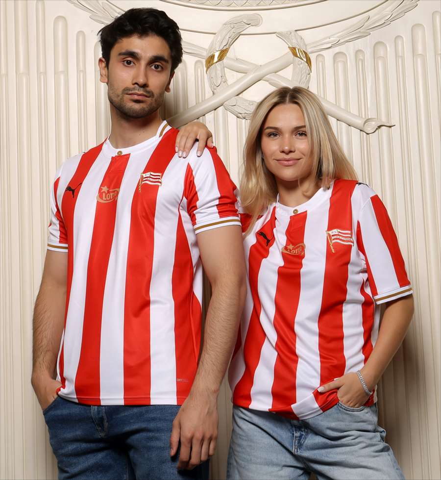 Wzór domowy koszulki Cracovii na sezon 2026/27 Wzór domowy koszulki Cracovii na sezon 2026/27