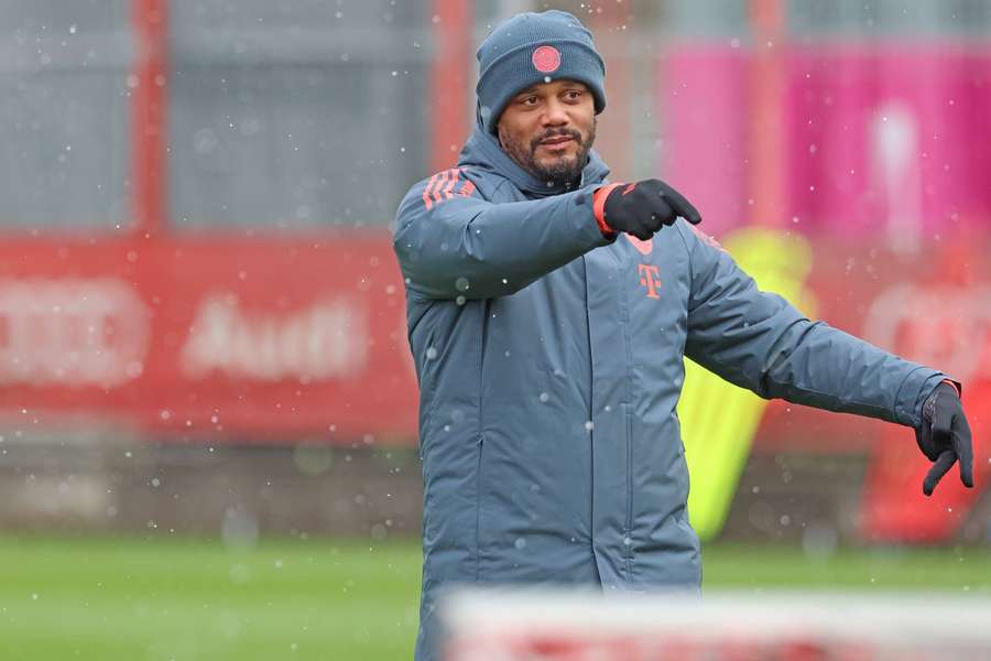 Vincent Kompany im Bayern-Training