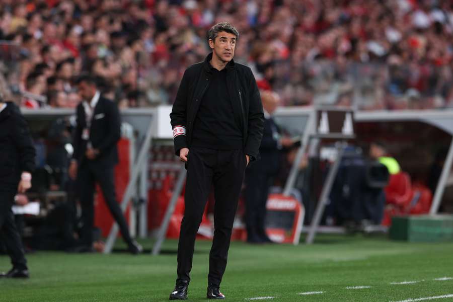 Bruno Lage na linha lateral