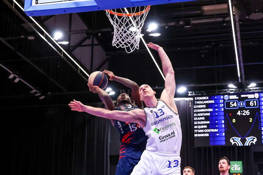 David Gabrovsek is één van de Donar-spelers met een doorlopend contact in Groningen