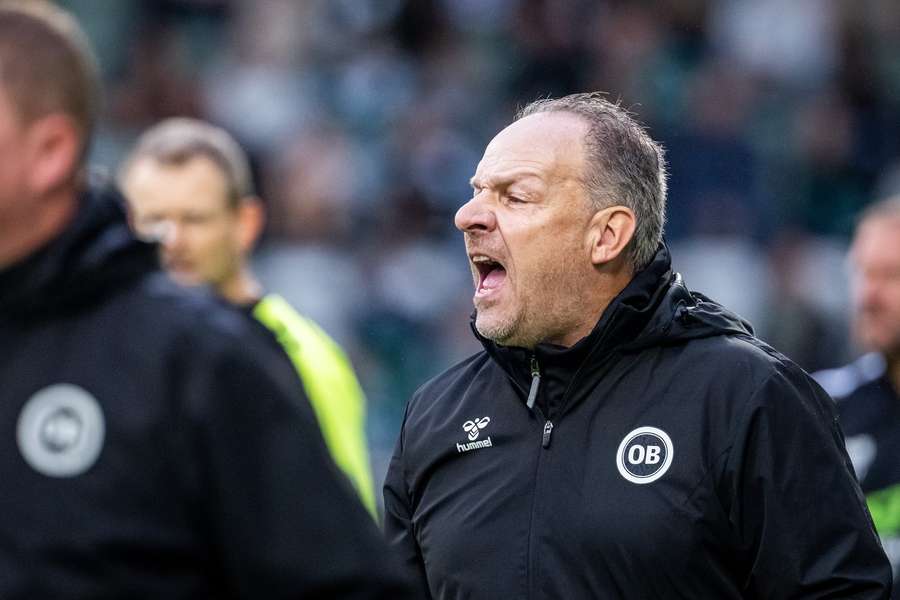 Alexander Zorniger reacts during the firs match in the Danish Superliga against Viborg FF Alexander Zorniger reacts during the firs match in the Danish Superliga against Viborg FF