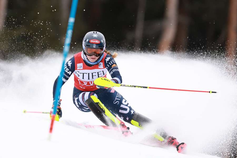 Shiffrin en tête après la première manche du slalom de Copper Mountain Shiffrin en tête après la première manche du slalom de Copper Mountain