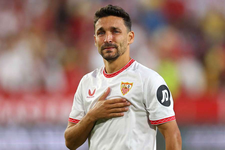 Lørdagens scoring var nummer 40 i karrieren for Sevilla for Jesús Navas.