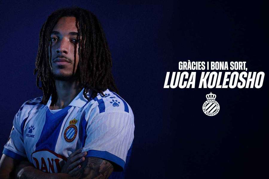 Luka Koleosho deja de ser jugador del Espanyol Luka Koleosho deja de ser jugador del Espanyol