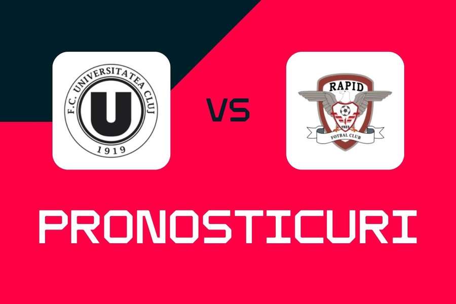 U Cluj – Rapid: Pronosticuri, cele mai bune pariuri și cote Superliga U Cluj – Rapid: Pronosticuri, cele mai bune pariuri și cote Superliga