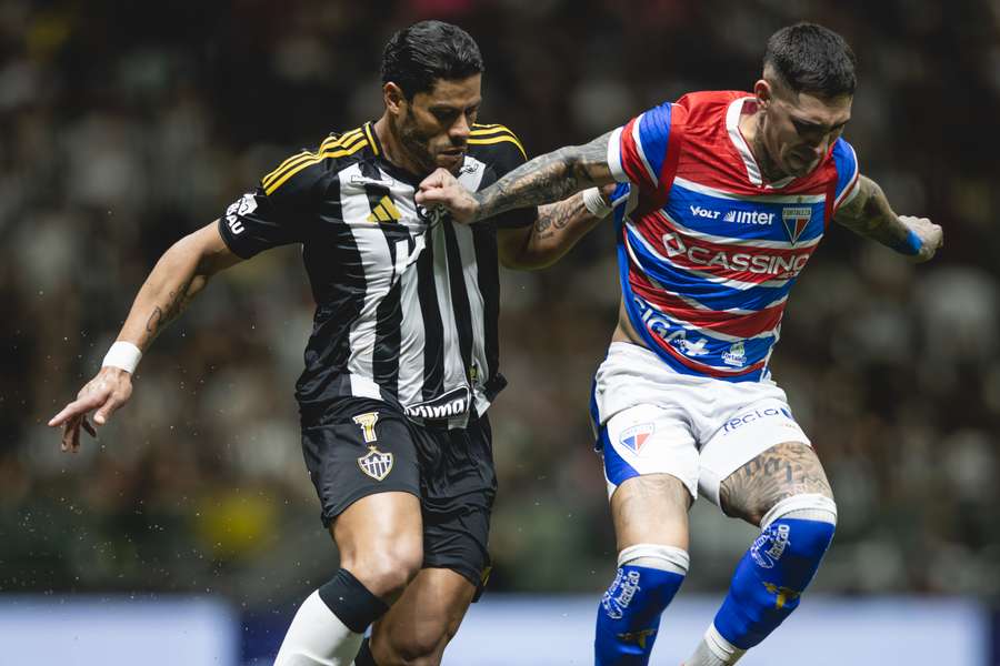 O Atlético-MG dominou o Fortaleza no primeiro tempo