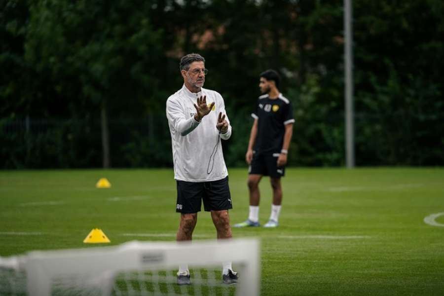 Rui Vitória no estágio do Al Wasl nos Países Baixos