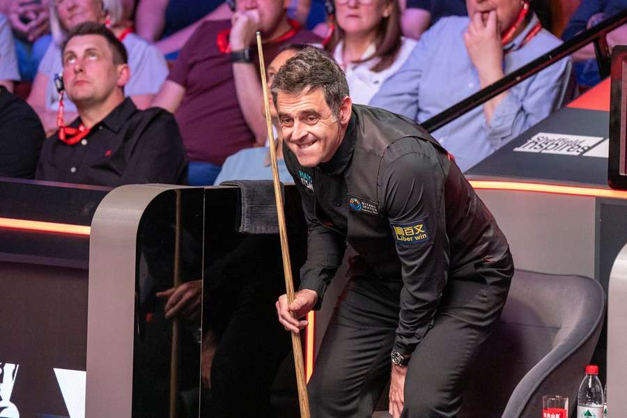 Ronnie O'Sullivan during the 2025 Halo World Snooker Championship at The Crucible Theatre