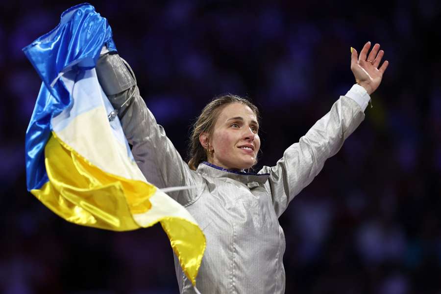 Oleg Kharlan aux JO 2024.