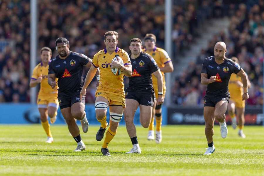 Northampton edge Exeter thriller to stay ahead of Bath