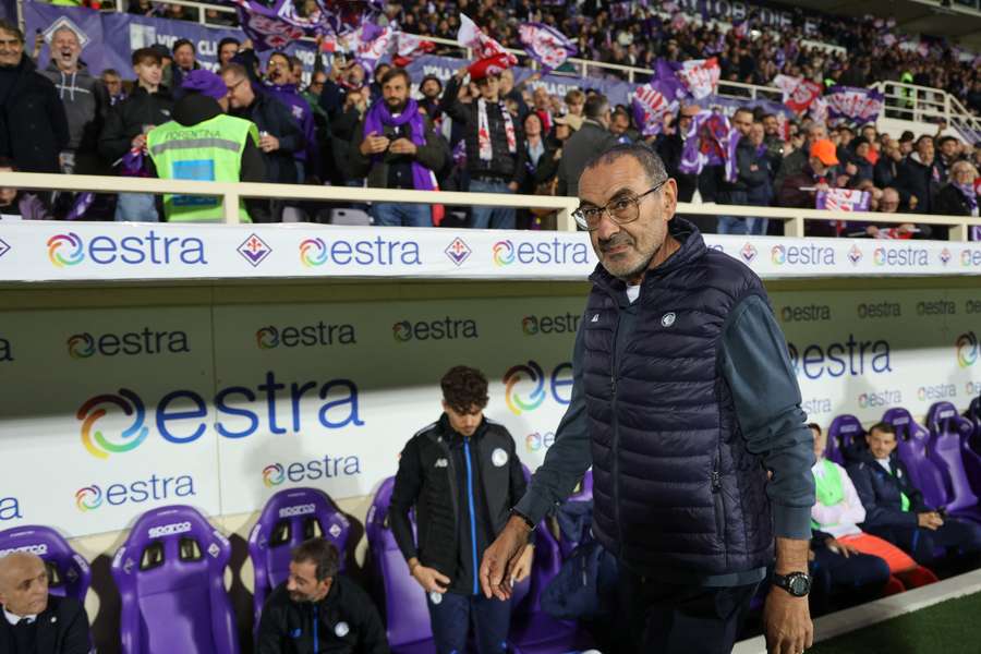 Maurizio Sarri, treinador da Atalanta Maurizio Sarri, treinador da Atalanta