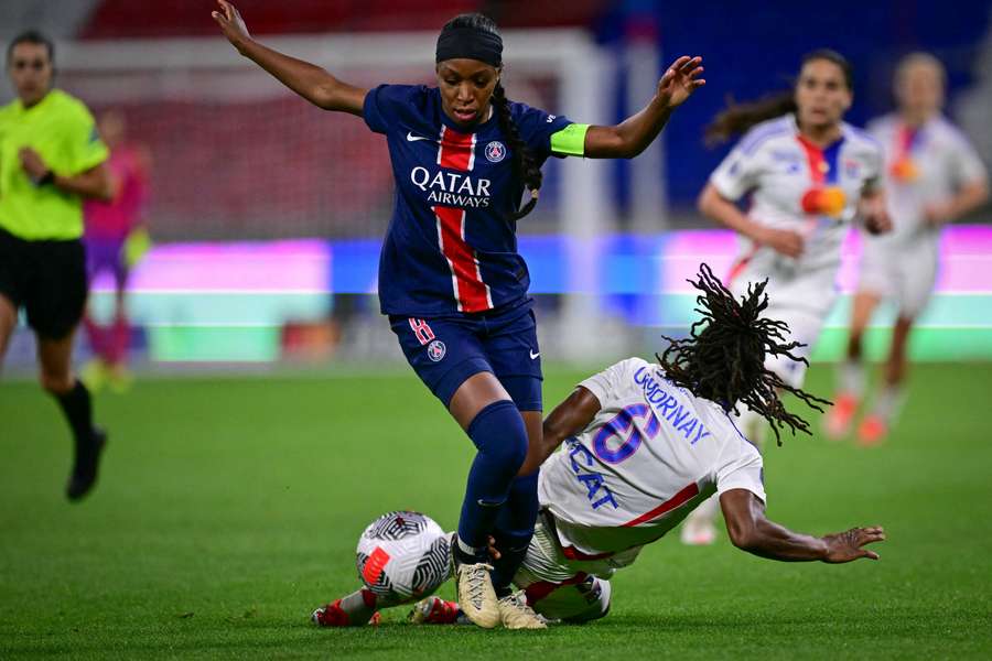Paris v Lyon, en mai 2024.