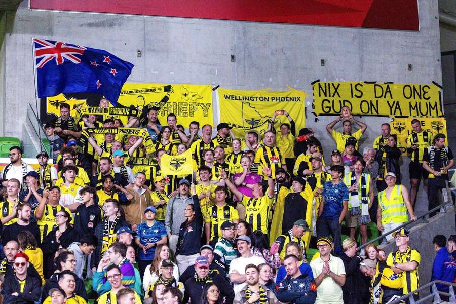 Australische Fußball-Fans.