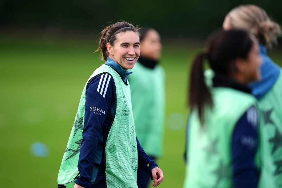 Mariona Caldentey, en un entrenamiento del Arsenal Mariona Caldentey, en un entrenamiento del Arsenal