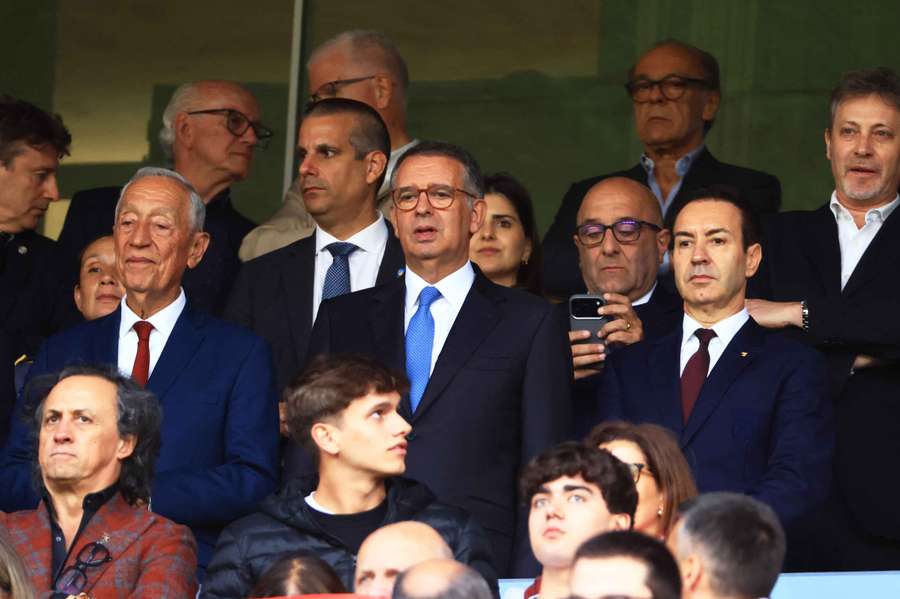 António Salvador ao lado de Marcelo Rebelo de Sousa e António José Seguro, antigo e atual Presidente da República