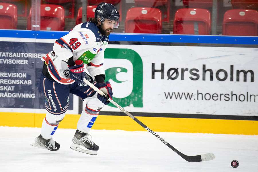 Christopher Frederiksen var på pletten igen for Frederikshavn White Hawks