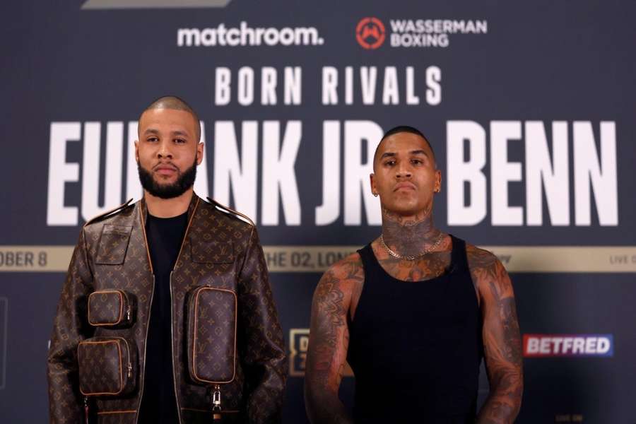 Eubank (left) is due to fight Benn (right)