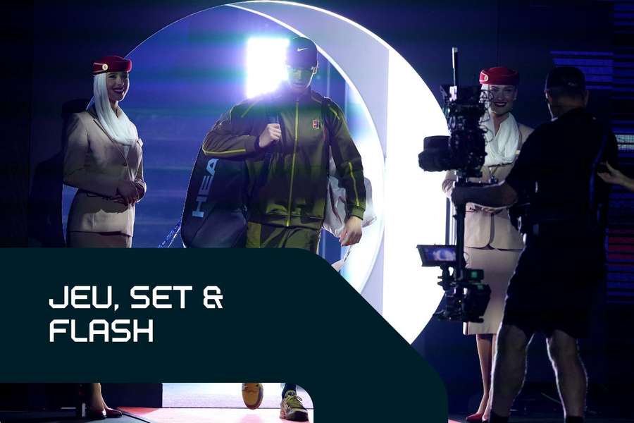 Sinner entre sur le court ce mardi.