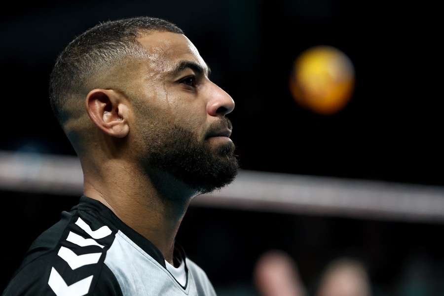 Earvin Ngapeth avec Poitiers en septembre.
