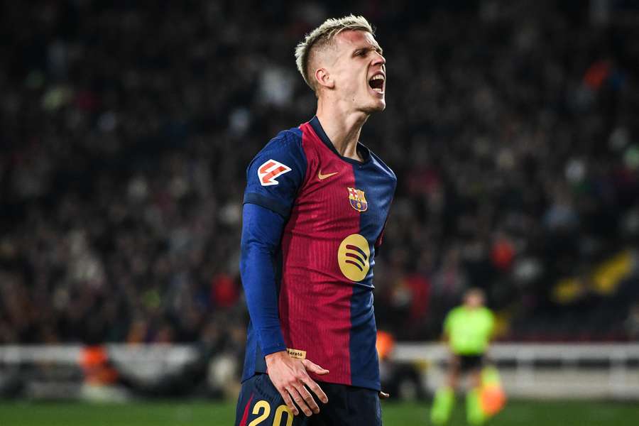Dani Olmo may not be able to play for Barcelona again this season