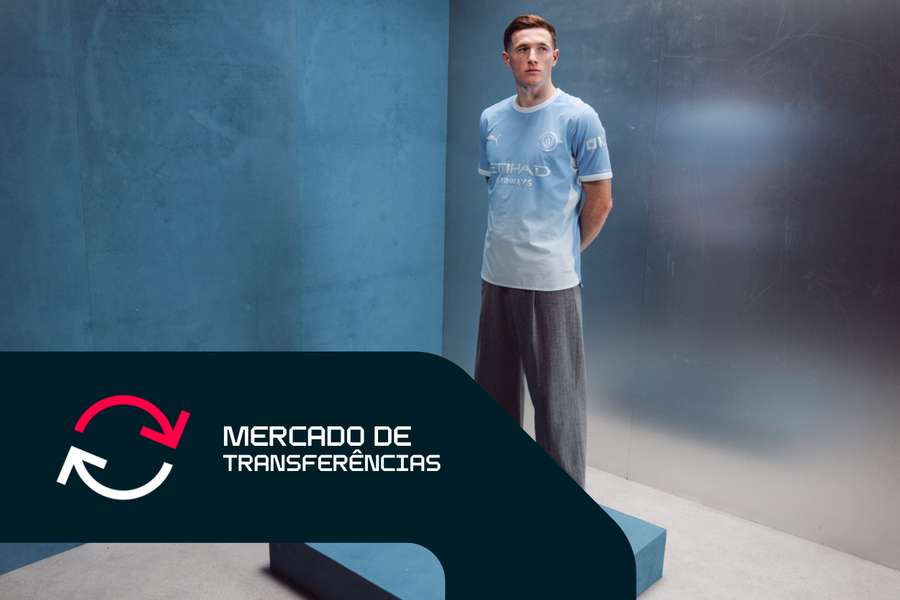 Elliot Anderson apresentado no Manchester CIty