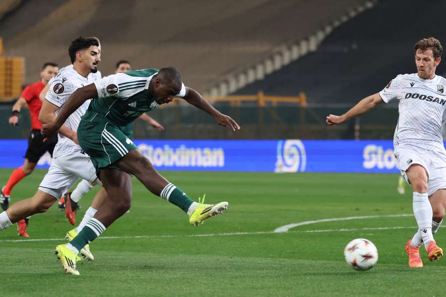 Andrews Tetteh vstřelil Plzni dvě branky.