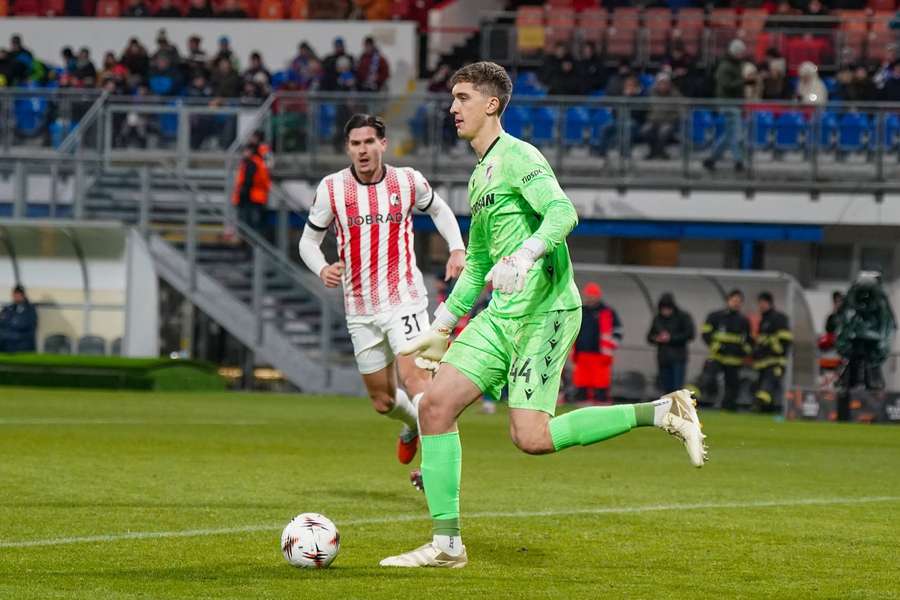 Brankář Florian Wiegele dostal šanci po delší době a nezklamal. Brankář Florian Wiegele dostal šanci po delší době a nezklamal.