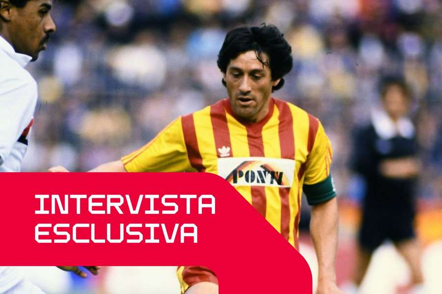 Juan Barbas con la maglia del Lecce