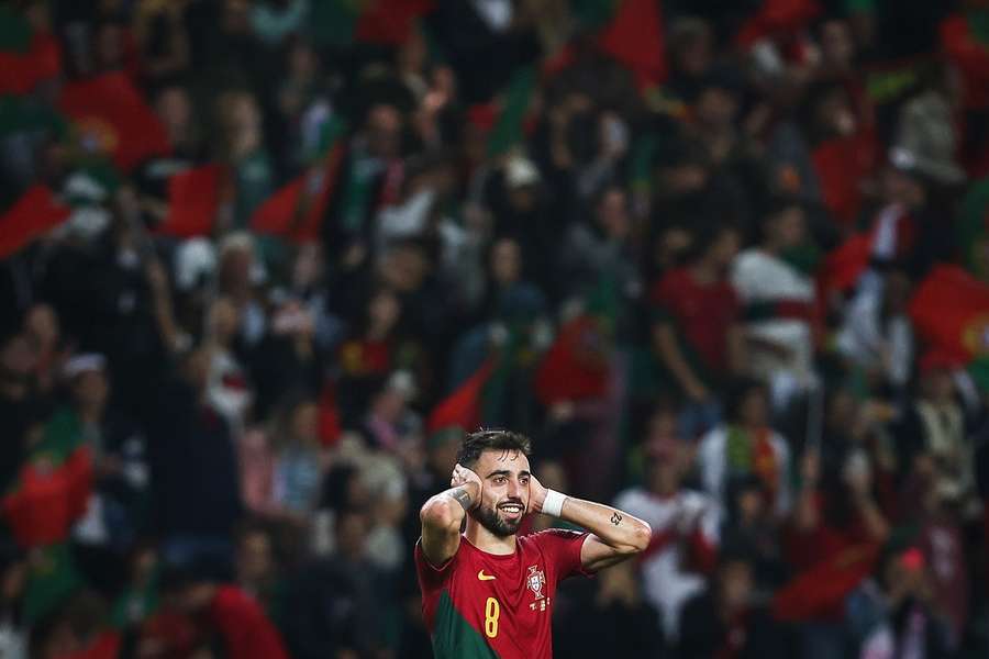 EM-Quali-Tracker: Bruno Fernandes brachte Portugal gegen Island in Führung.