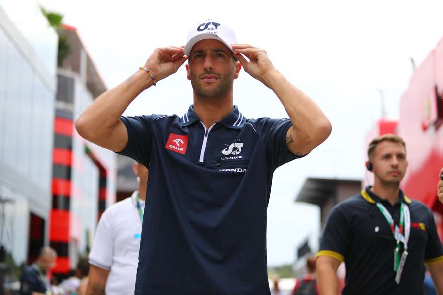 Ricciardo is back on the Formula 1 grid