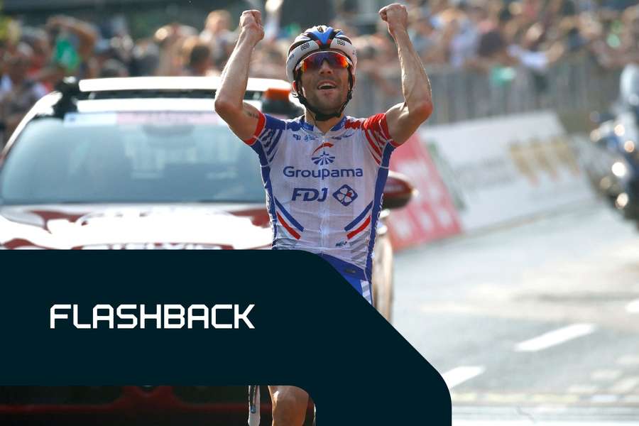 Thibaut Pinot vainqueur en solo à Côme